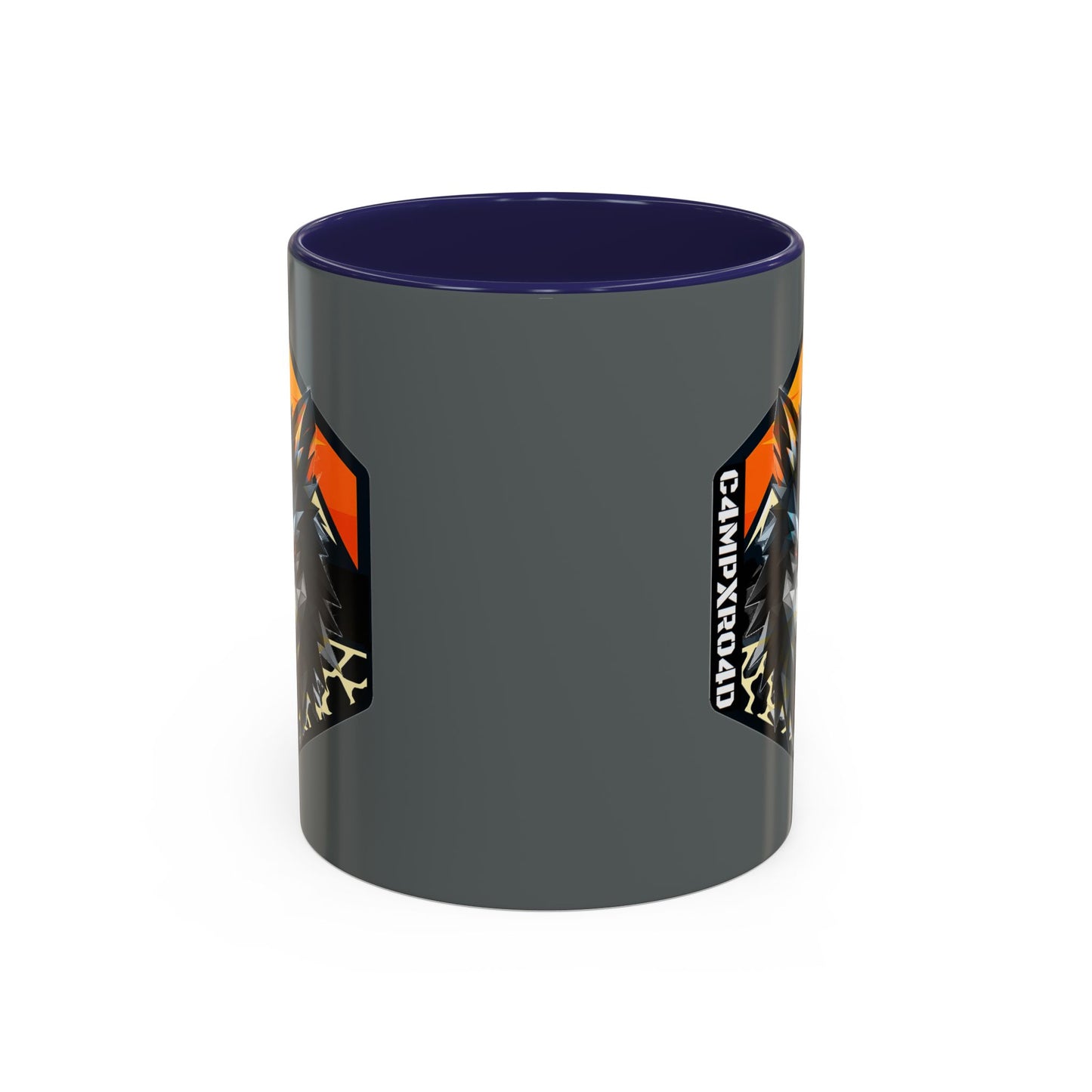 C4MPXRO4D Wolf Shield Camper Badge Mug | Accent Coffee Mug 11oz 15oz