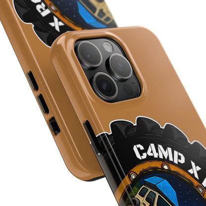 C4MPXRO4D Camper Badge Phone Case | Tough Phone Case