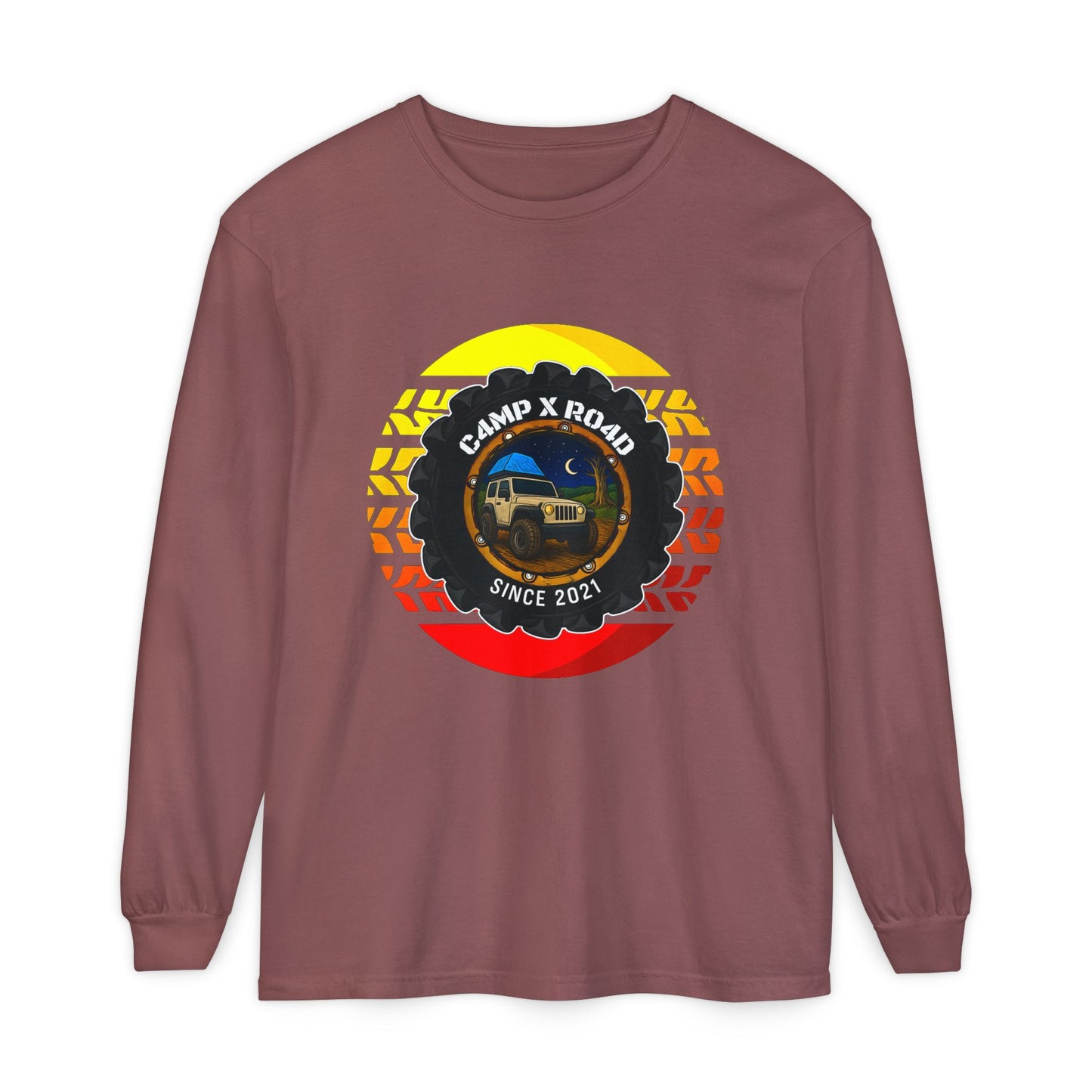 C4MPXRO4D Summer Camper Badge T-Shirt | Long Sleeve