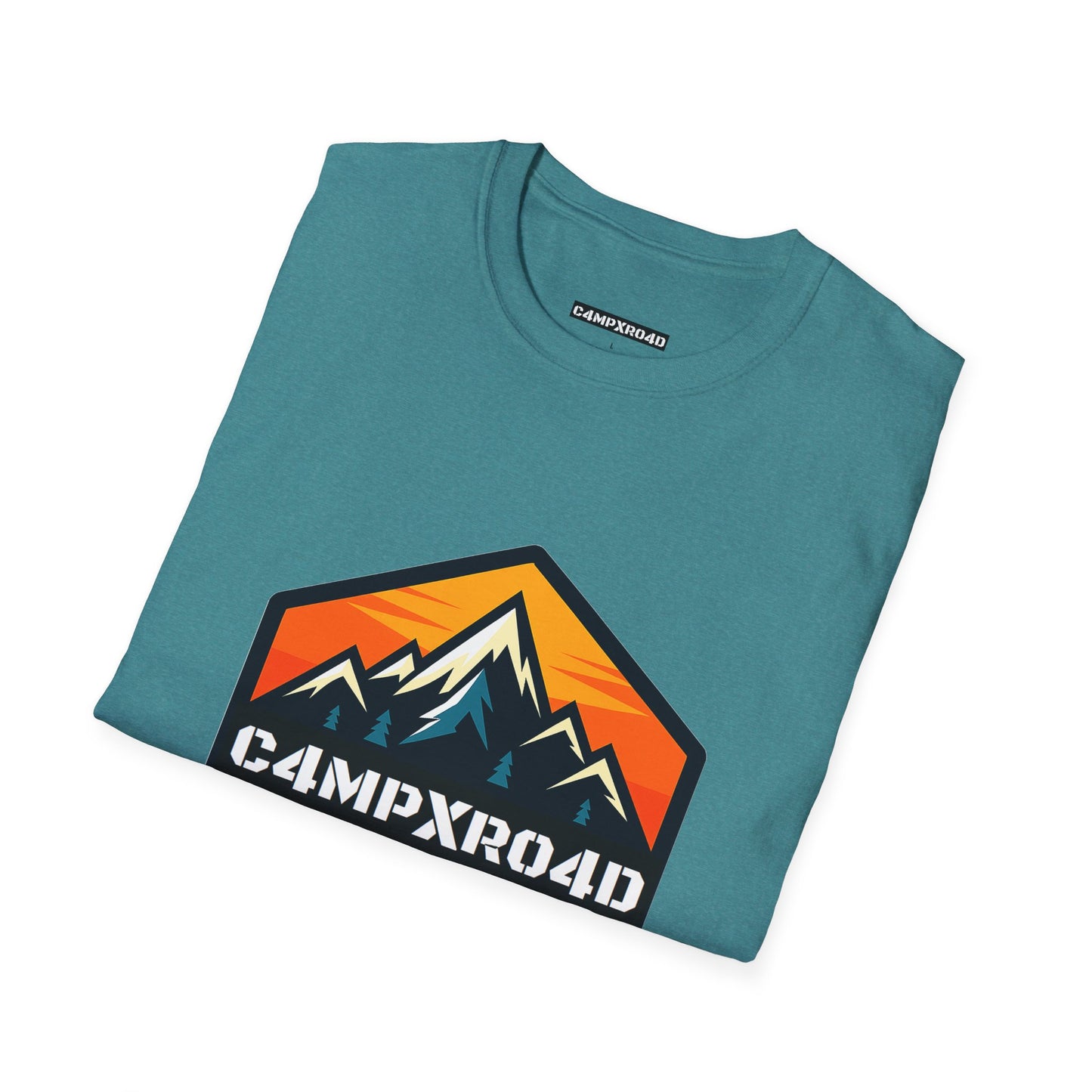C4MPXRO4D Hexa Shield Camper Badge Soft Tee | Graphic T-Shirt