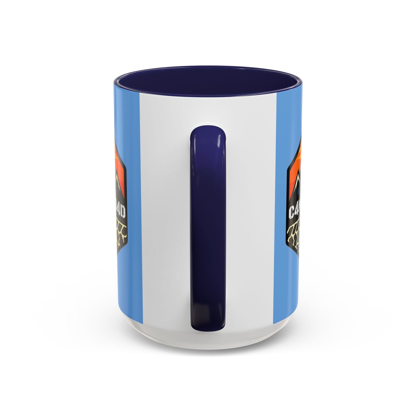 C4MPXRO4D Hexa Shield Camper Badge Mug | Accent Coffee Mug 11oz 15oz