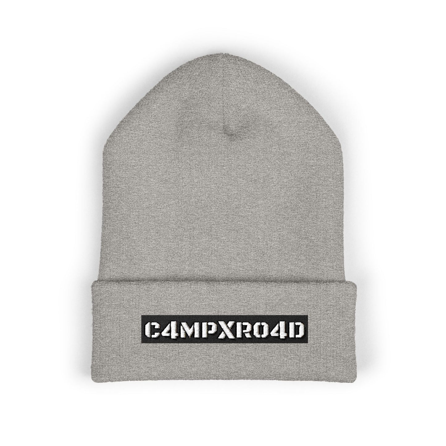 C4MPXR04D Embroidered Beanie | Cuffed Knit Hat