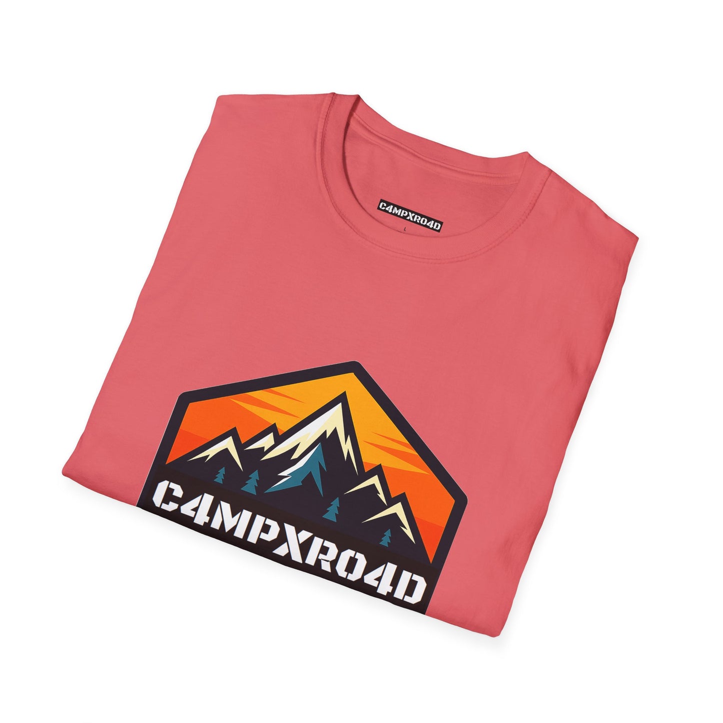 C4MPXRO4D Hexa Shield Camper Badge Soft Tee | Graphic T-Shirt
