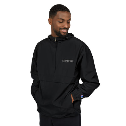 C4MPXRO4D Anorak Jacket | Black Packable Windbreaker