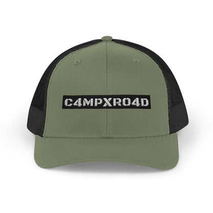 C4MPXRO4D logo Cap | Trucker Snapback Mesh Hat