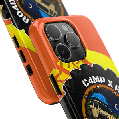 C4MPXRO4D Summer Camper Badge Phone Case | Tough Phone Case