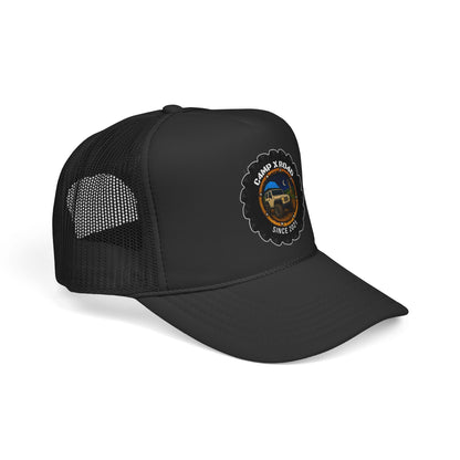 C4MPXRO4D Camper Badge Trucker Cap | Adventure Mesh Hat