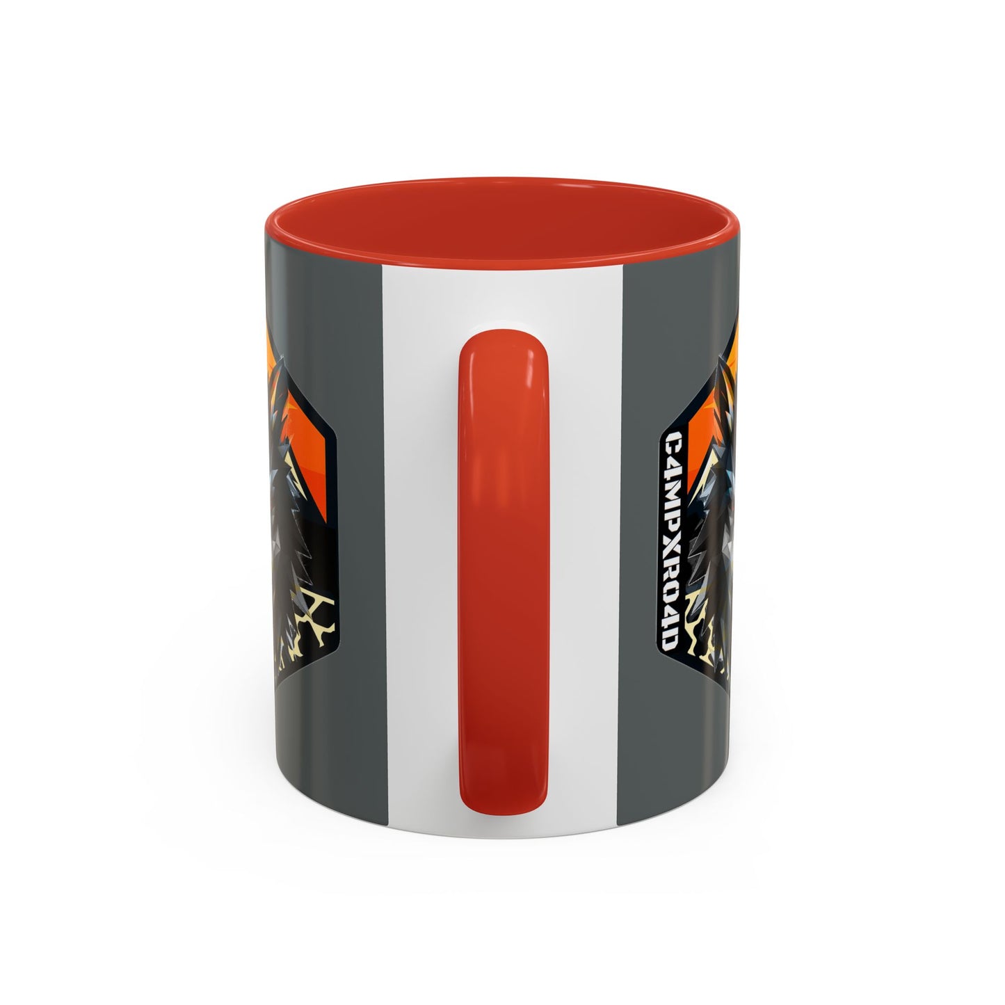 C4MPXRO4D Wolf Shield Camper Badge Mug | Accent Coffee Mug 11oz 15oz