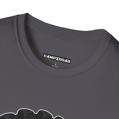 C4MPXRO4D Camper Badge Soft Tee | Graphic T-Shirt