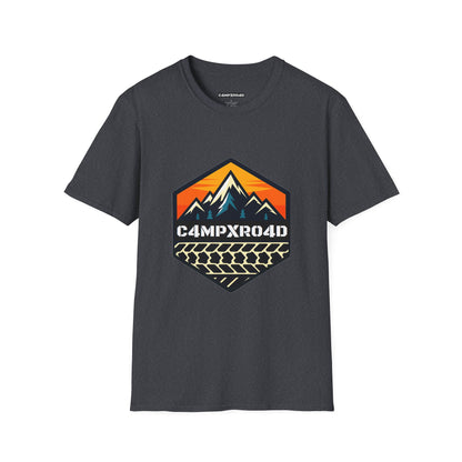 C4MPXRO4D Hexa Shield Camper Badge Soft Tee | Graphic T-Shirt