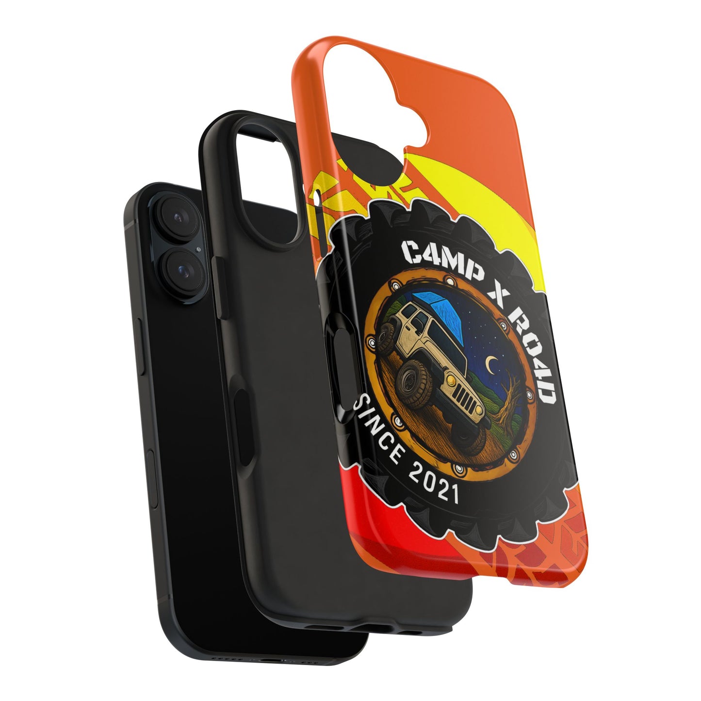 C4MPXRO4D Summer Camper Badge Phone Case | Tough Phone Case