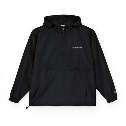 C4MPXRO4D Anorak Jacket | Black Packable Windbreaker