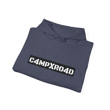 C4MPXR04D code logo Hoodie | Black streetwear graphic sweatshirt