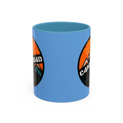 C4MPXRO4D Rounded Shield Camper Badge Mug | Accent Coffee Mug 11oz 15oz