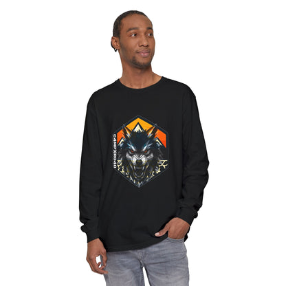 C4MPXRO4D Wolf Shield Camper Badge T-Shirt | Long Sleeve