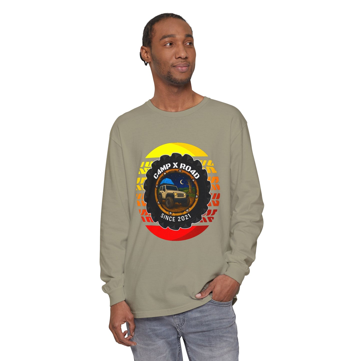 C4MPXRO4D Summer Camper Badge T-Shirt | Long Sleeve