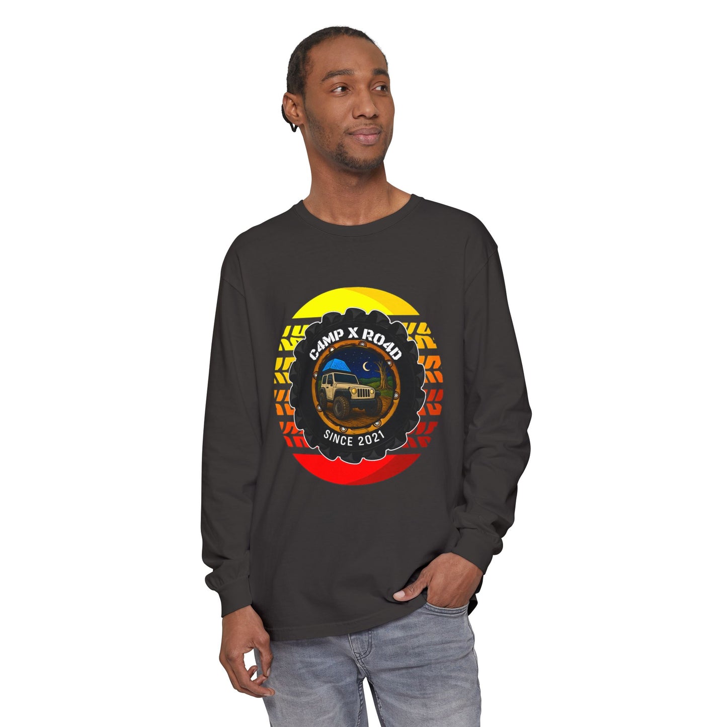 C4MPXRO4D Summer Camper Badge T-Shirt | Long Sleeve