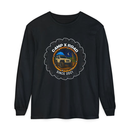 C4MPXRO4D Camper Badge T-Shirt | Long Sleeve