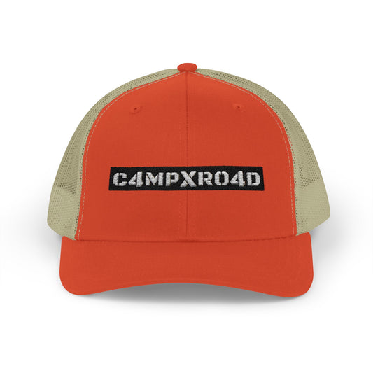 C4MPXRO4D logo Cap | Trucker Snapback Mesh Hat