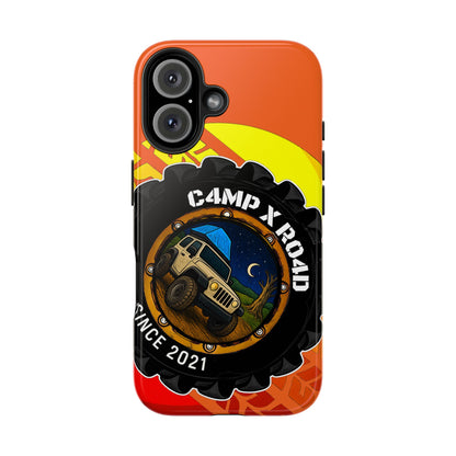 C4MPXRO4D Summer Camper Badge Phone Case | Tough Phone Case