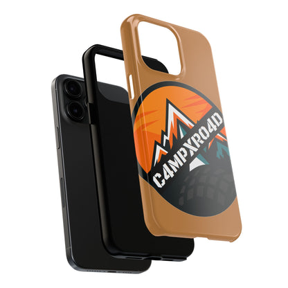 C4MPXRO4D Rounded Shield Camper Badge Phone Case | Tough Phone Case