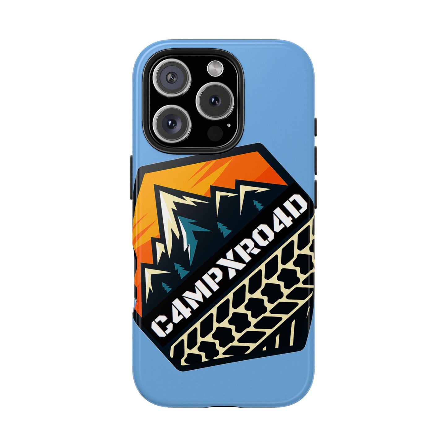 C4MPXRO4D Hexa Shield Camper Badge Phone Case | Tough Phone Case