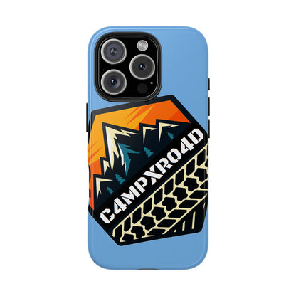 C4MPXRO4D Hexa Shield Camper Badge Phone Case | Tough Phone Case