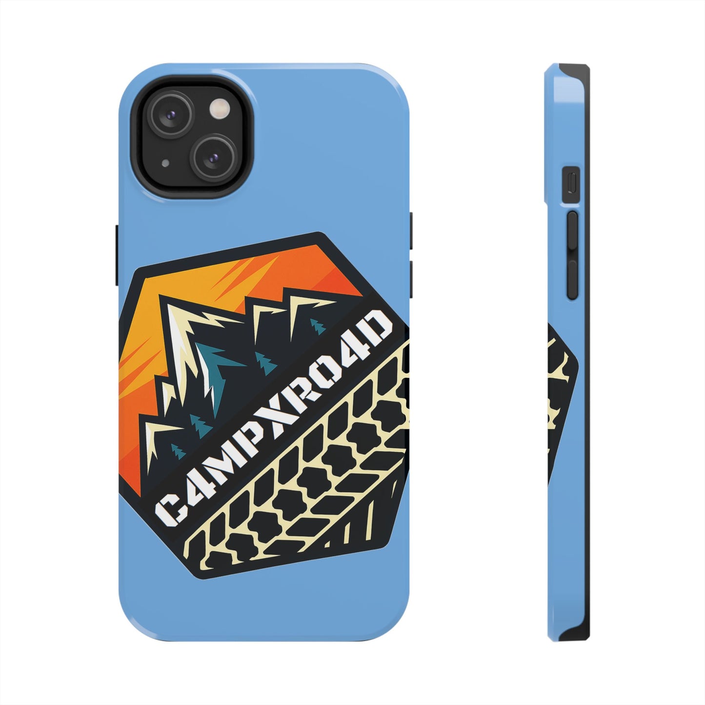 C4MPXRO4D Hexa Shield Camper Badge Phone Case | Tough Phone Case