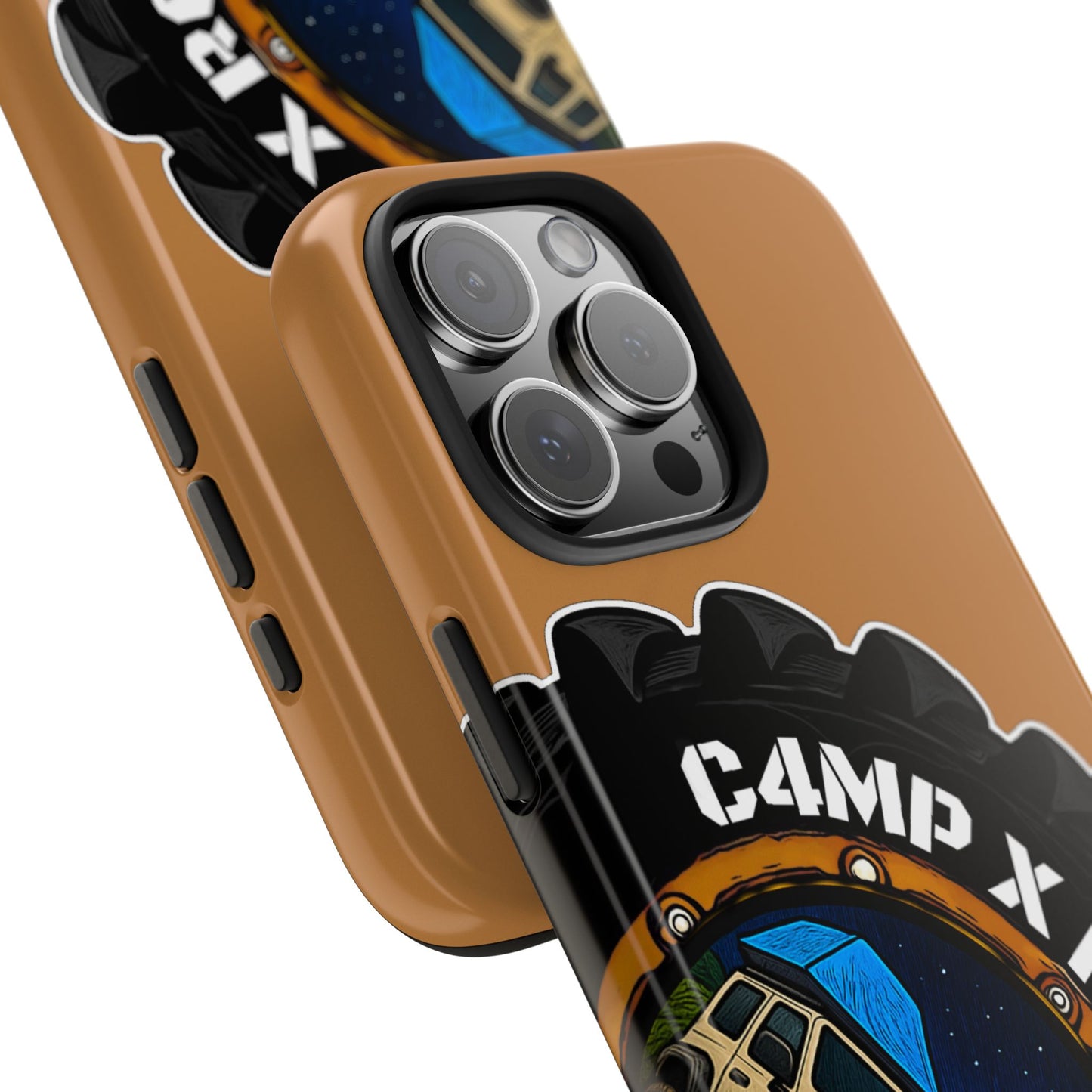 C4MPXRO4D Camper Badge Phone Case | Tough Phone Case