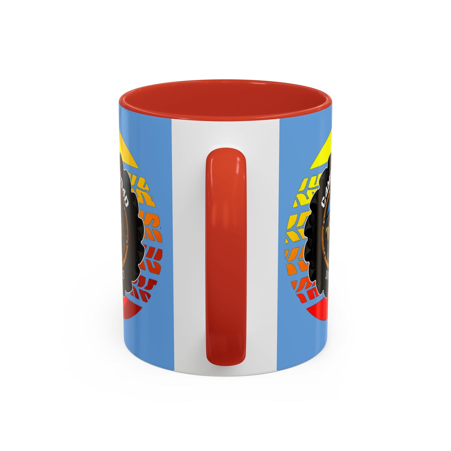 C4MPXRO4D Summer Camper Badge Mug | Accent Coffee Mug 11oz 15oz