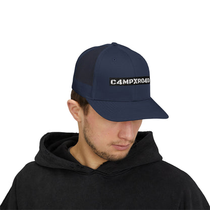 C4MPXRO4D logo Cap | Trucker Snapback Mesh Hat