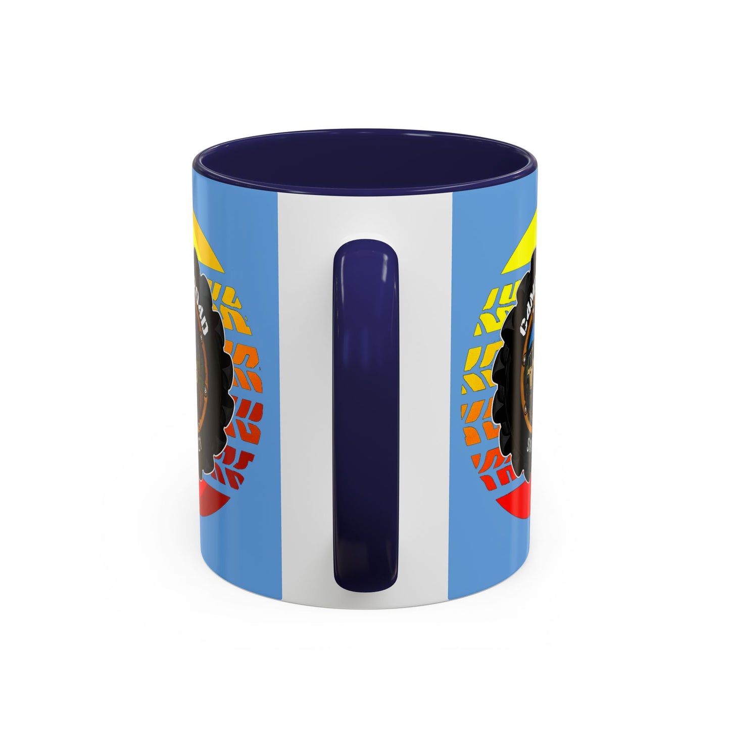 C4MPXRO4D Summer Camper Badge Mug | Accent Coffee Mug 11oz 15oz