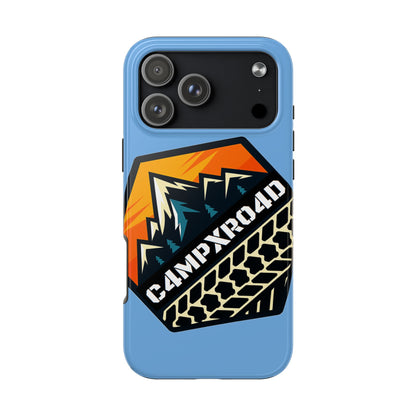 C4MPXRO4D Hexa Shield Camper Badge Phone Case | Tough Phone Case