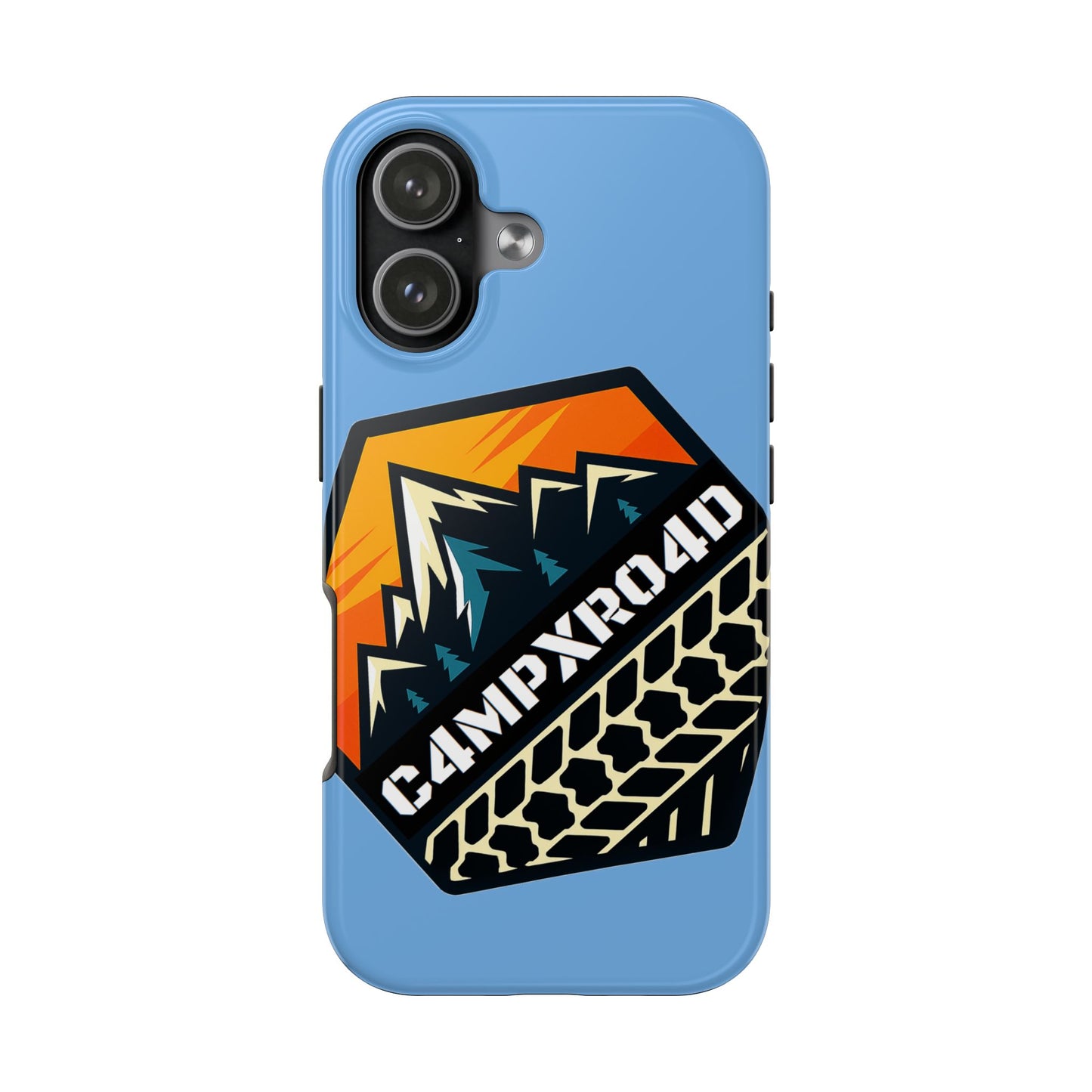 C4MPXRO4D Hexa Shield Camper Badge Phone Case | Tough Phone Case