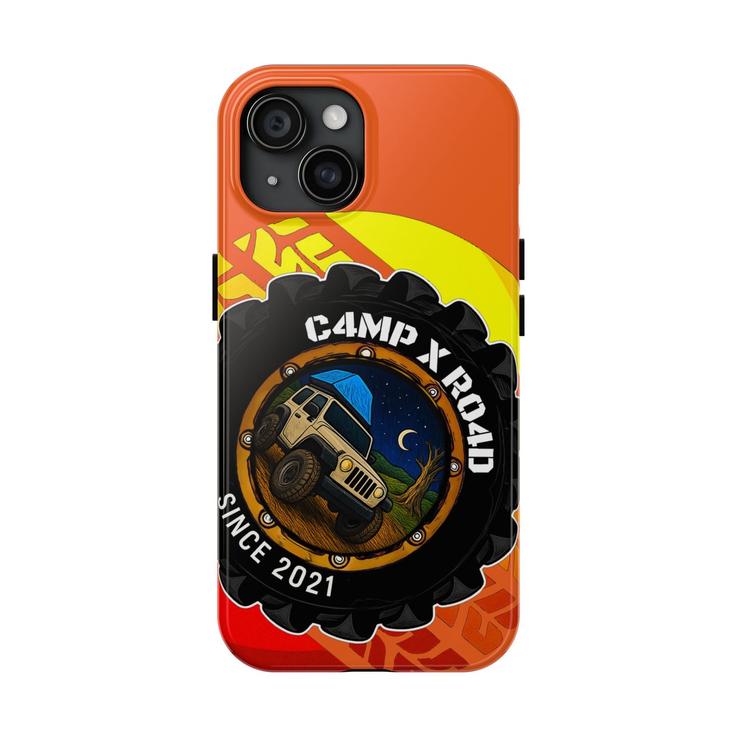 C4MPXRO4D Summer Camper Badge Phone Case | Tough Phone Case