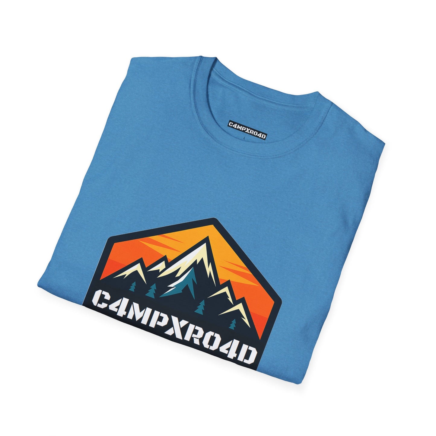 C4MPXRO4D Hexa Shield Camper Badge Soft Tee | Graphic T-Shirt