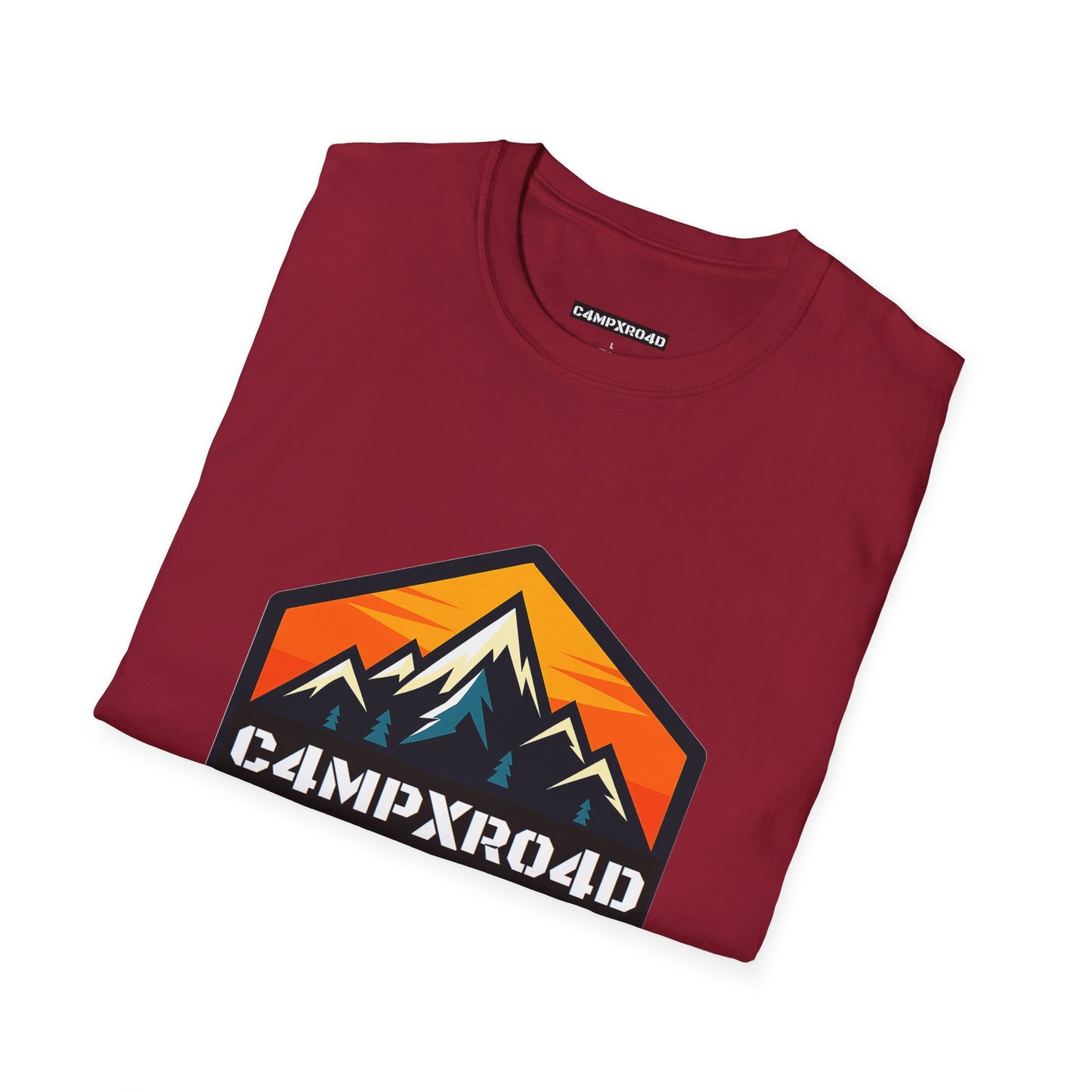 C4MPXRO4D Hexa Shield Camper Badge Soft Tee | Graphic T-Shirt