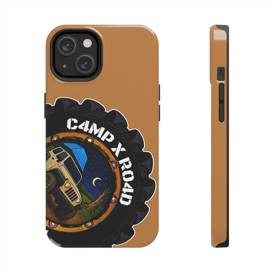 C4MPXRO4D Camper Badge Phone Case | Tough Phone Case