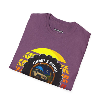 C4MPXRO4D Summer Camper Badge Soft Tee | Graphic T-Shirt