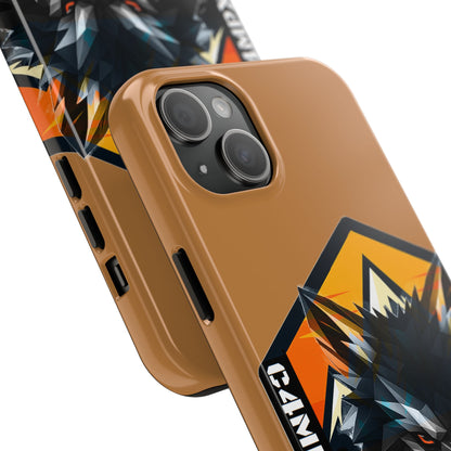 C4MPXRO4D Wolf Shield Camper Badge Phone Case | Tough Phone Case