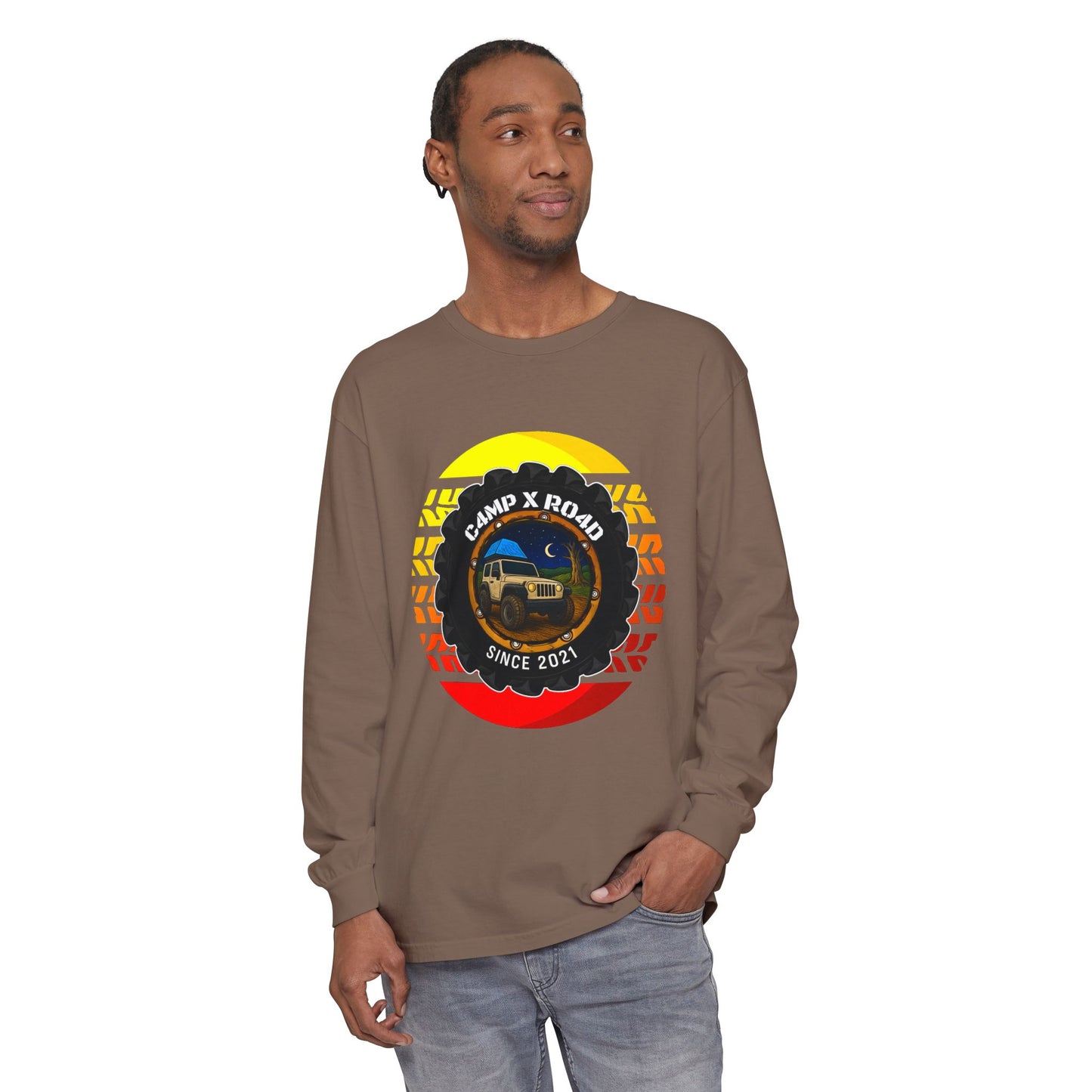 C4MPXRO4D Summer Camper Badge T-Shirt | Long Sleeve