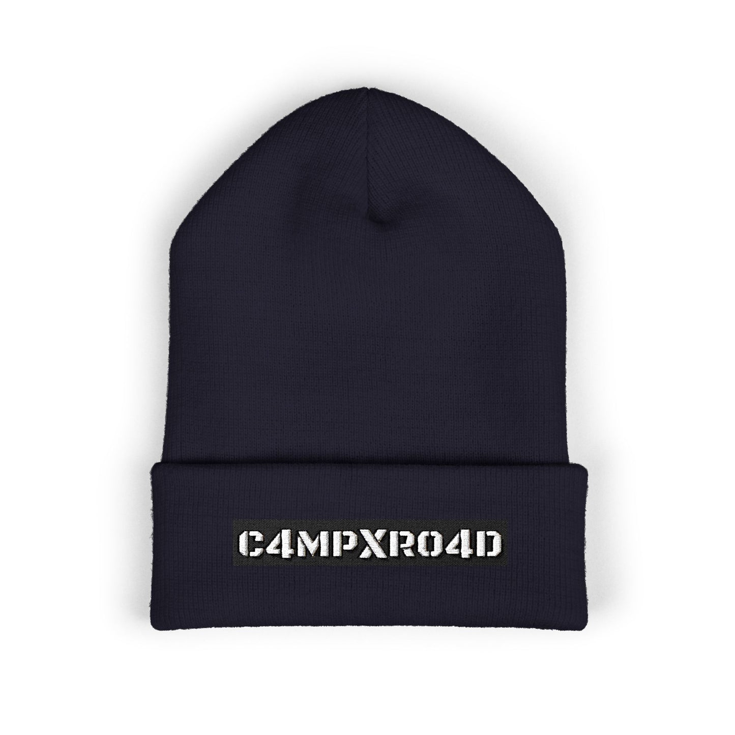 C4MPXR04D Embroidered Beanie | Cuffed Knit Hat