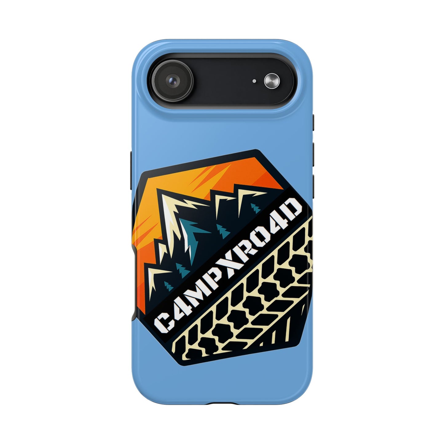 C4MPXRO4D Hexa Shield Camper Badge Phone Case | Tough Phone Case