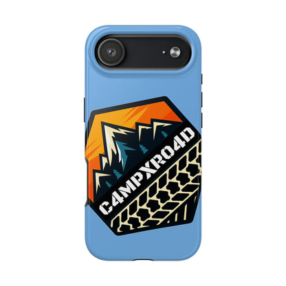 C4MPXRO4D Hexa Shield Camper Badge Phone Case | Tough Phone Case
