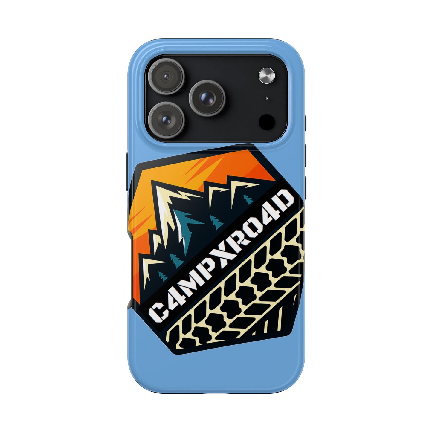 C4MPXRO4D Hexa Shield Camper Badge Phone Case | Tough Phone Case
