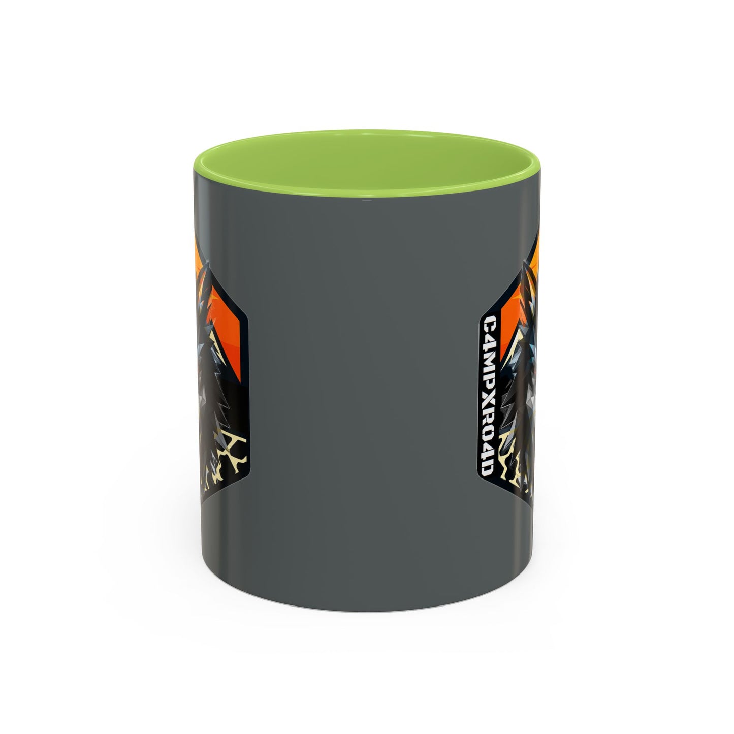 C4MPXRO4D Wolf Shield Camper Badge Mug | Accent Coffee Mug 11oz 15oz