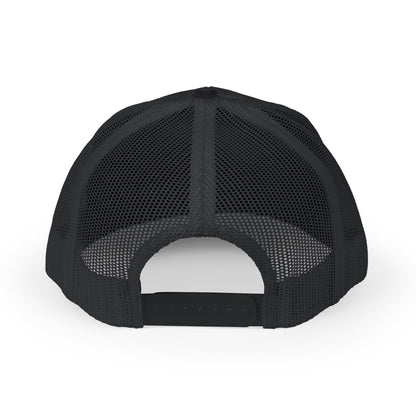 C4MPXRO4D Camper Badge Cap | Trucker Snapback Mesh Hat