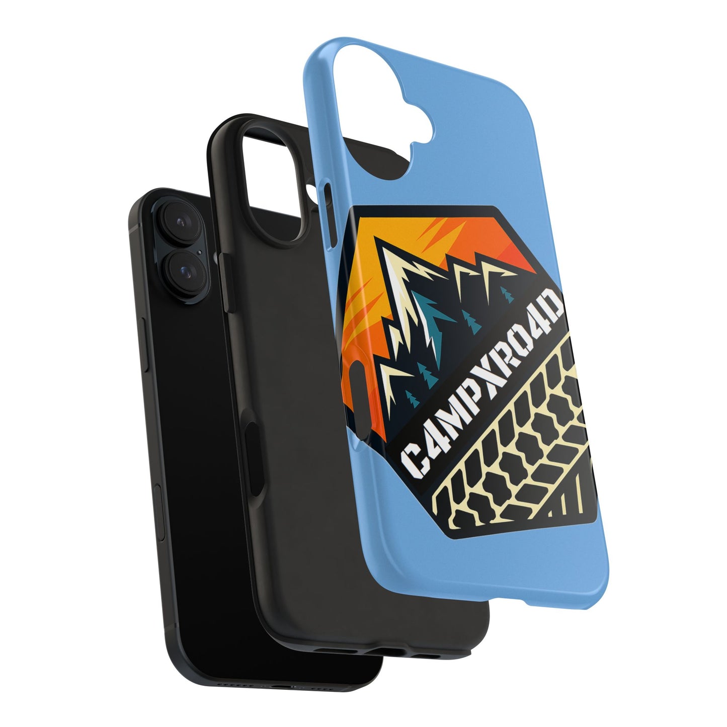 C4MPXRO4D Hexa Shield Camper Badge Phone Case | Tough Phone Case