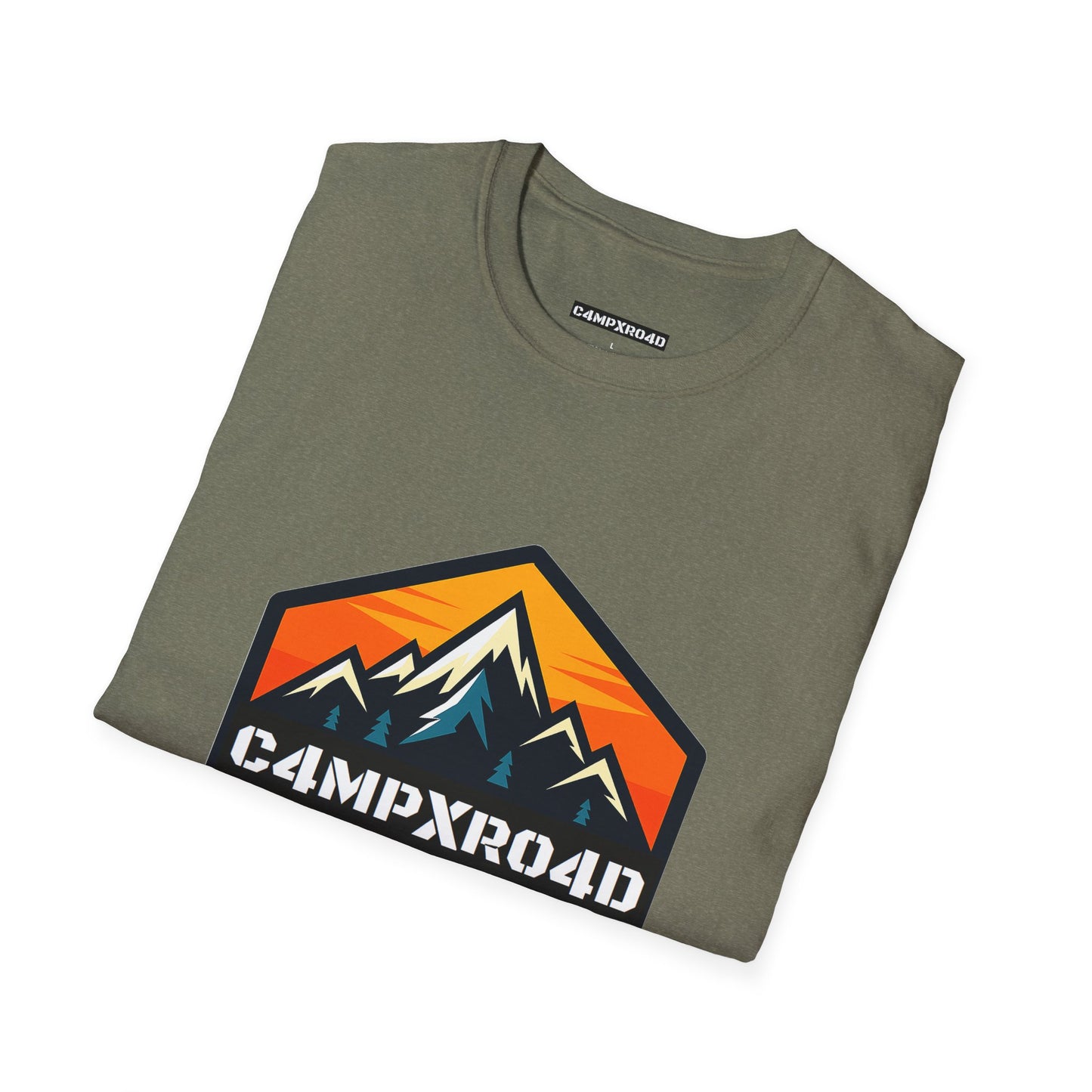 C4MPXRO4D Hexa Shield Camper Badge Soft Tee | Graphic T-Shirt