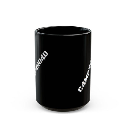 C4MPXR04D Text Design Mug | Black Ceramic Coffee Mug